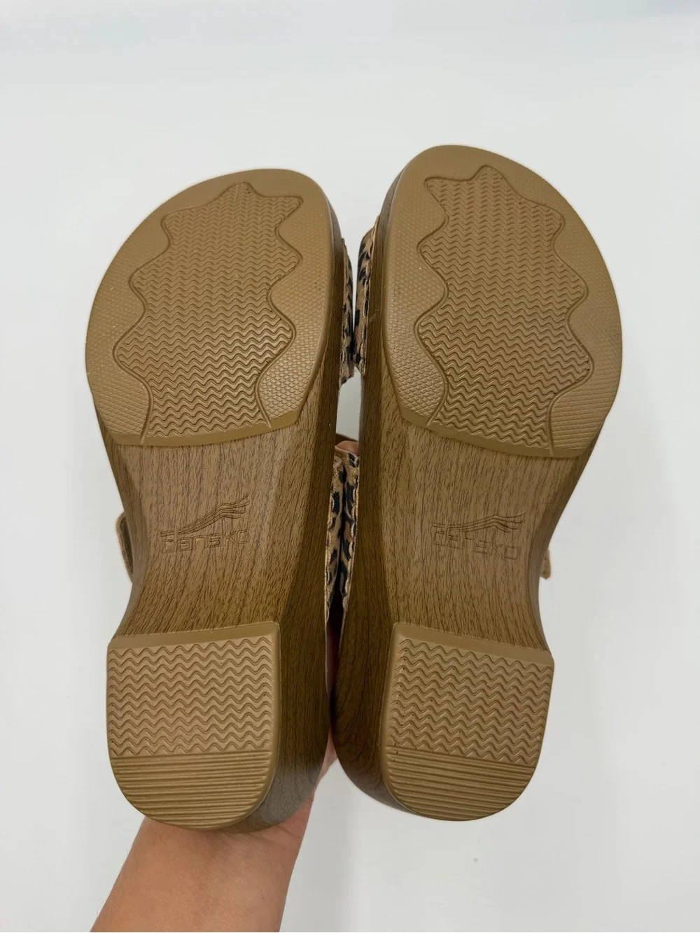NEW Dansko Leopard Sophie Suede Sandals 37